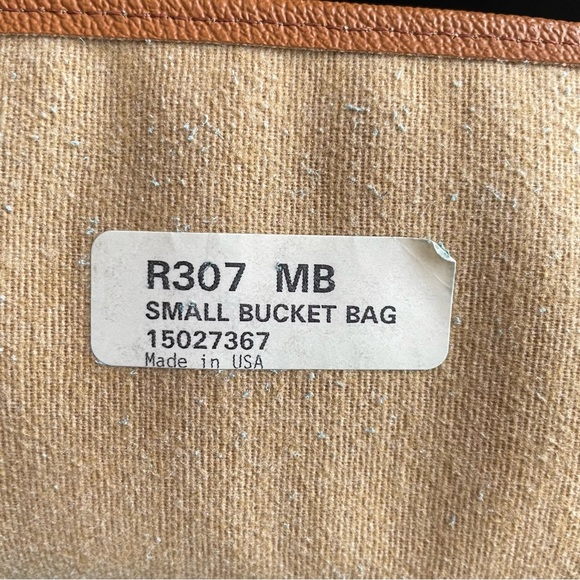 Dooney and Bourke AWL Mediterranean Blue Leather Tote Bucket Bag Purse R… - Picture 15 of 17